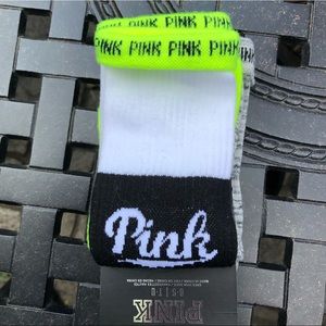PINK knee high socks/2 pack